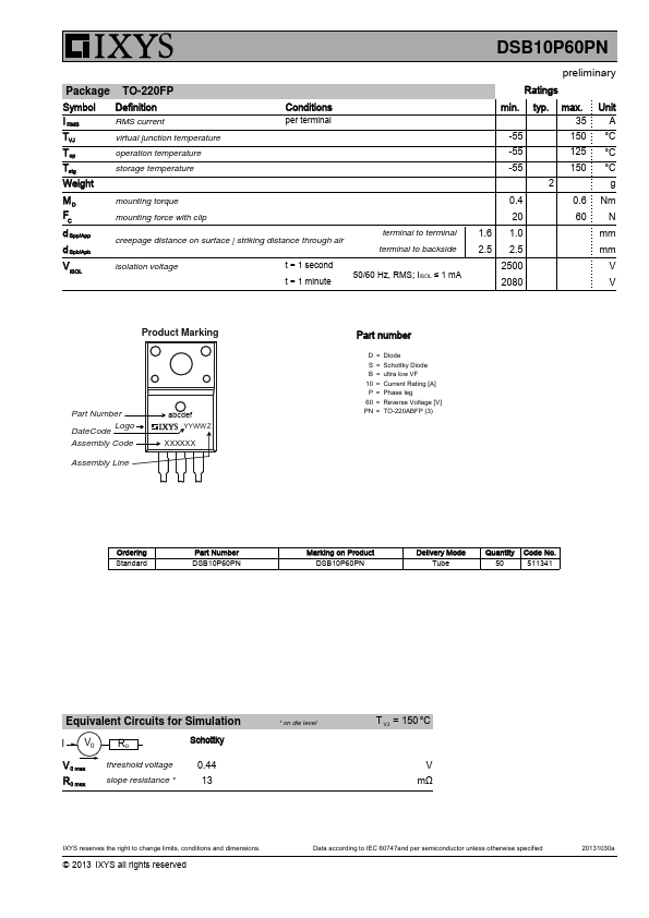 DSB10P60PN