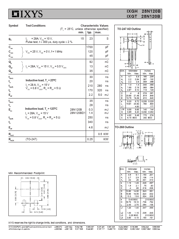 IXGT28N120B