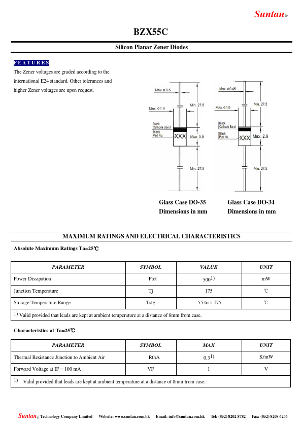 BZX55C0V8