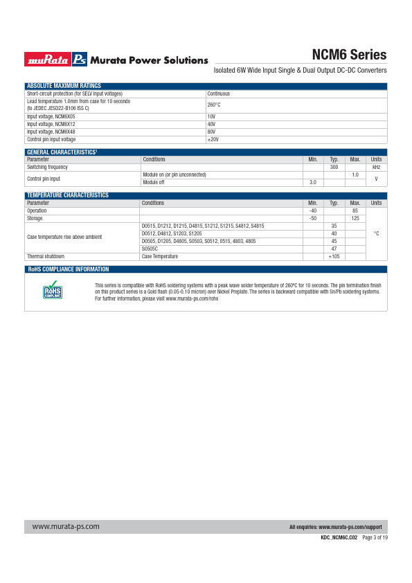 NCM6S0503C