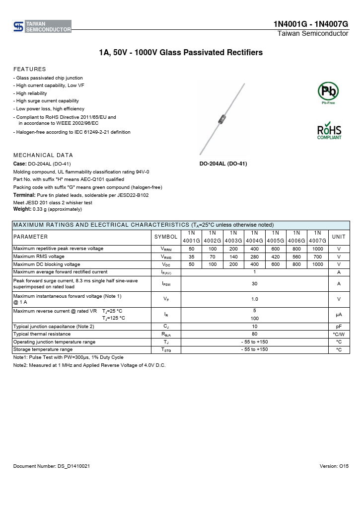 1N4005G