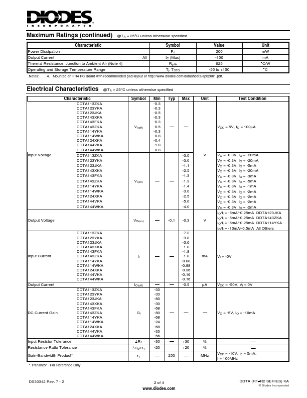 DDTA114YKA