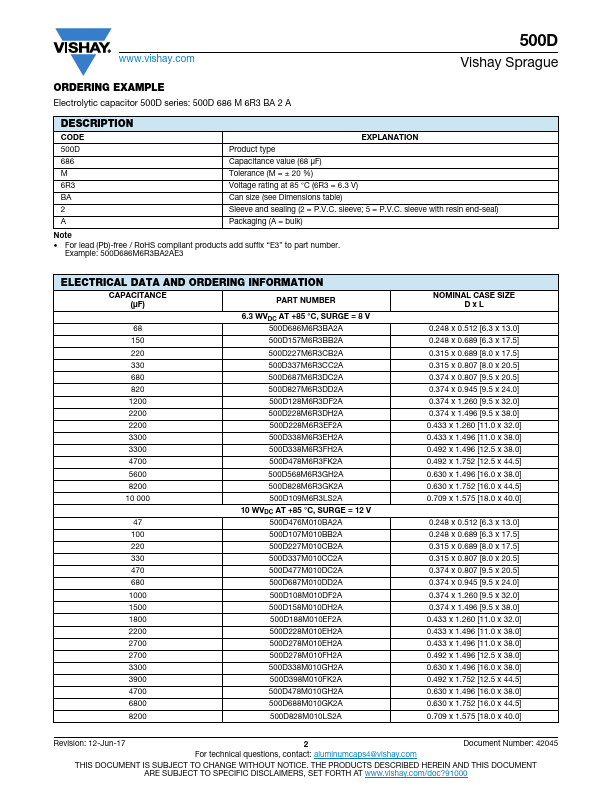 500D107M100EH2A