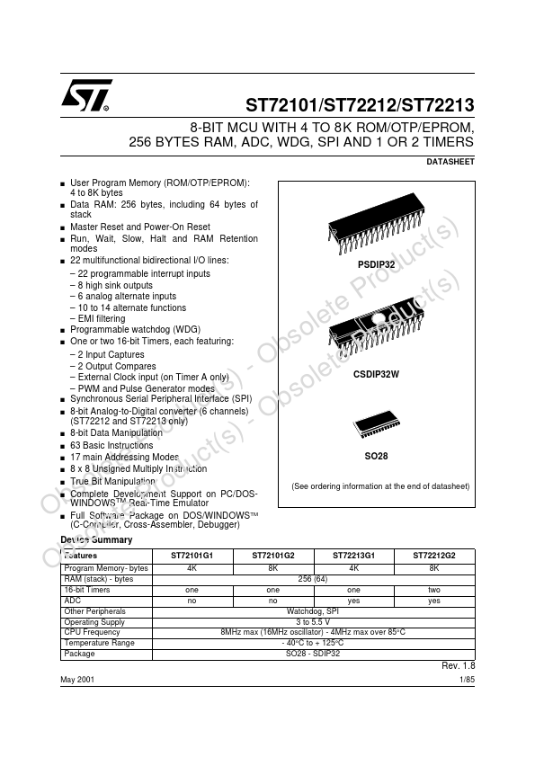 ST72T101