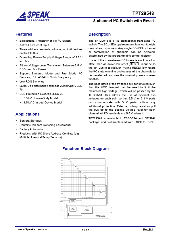 TPT29548 Datasheet Preview