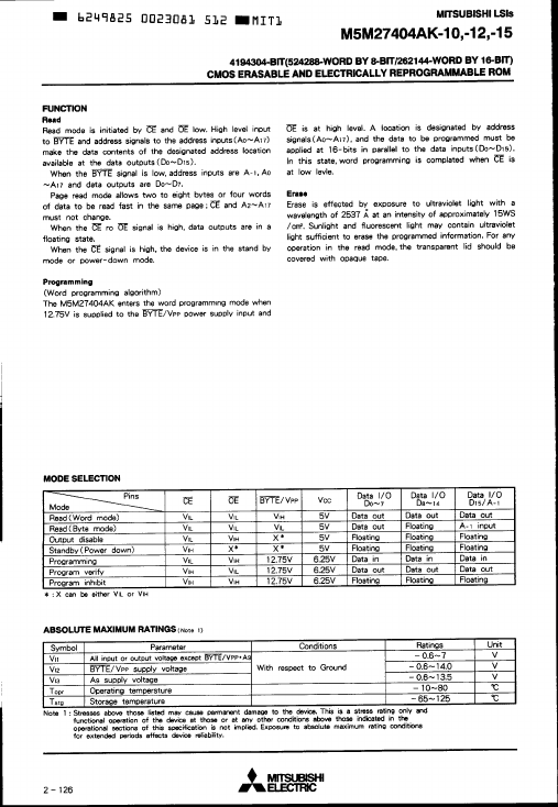 datasheet Preview Page 2