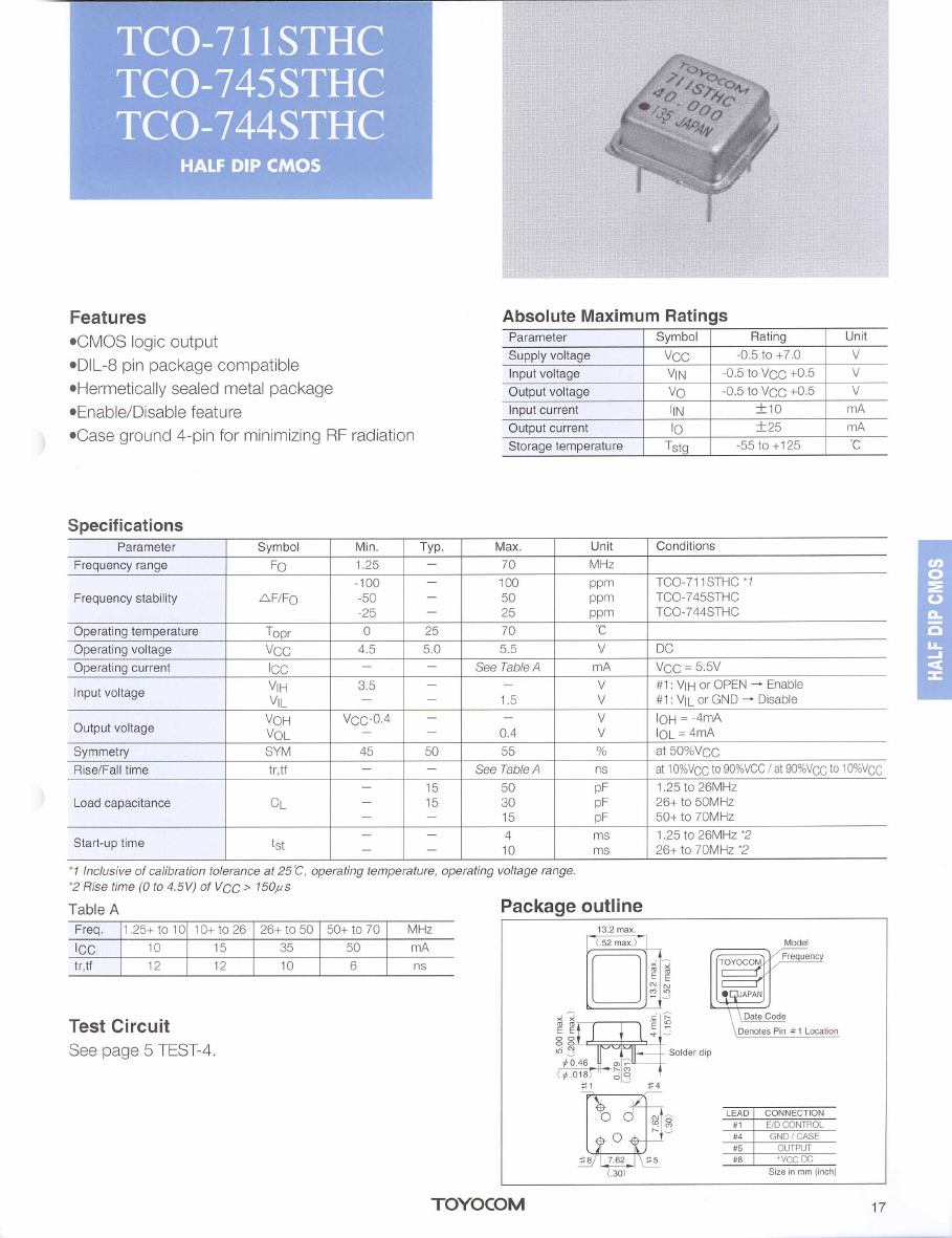 TCO-744STHC