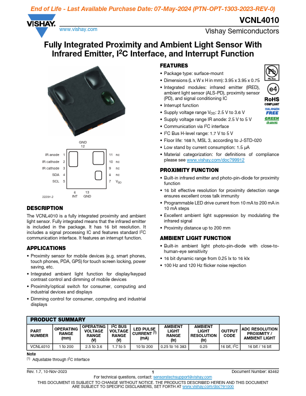 VCNL4010