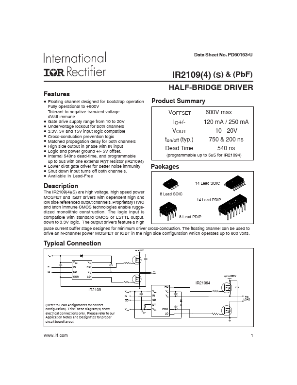 IR2109SPBF