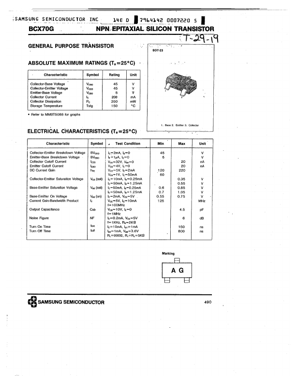 BCX70G