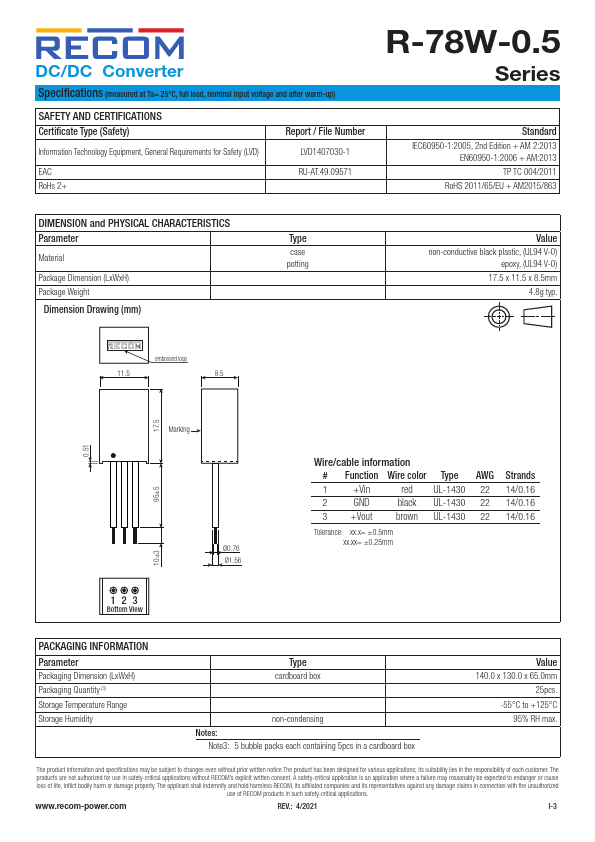 R-78W12-0.5