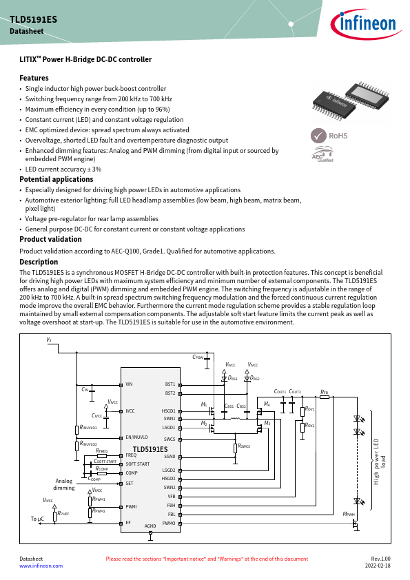 TLD5191ES Datasheet Preview