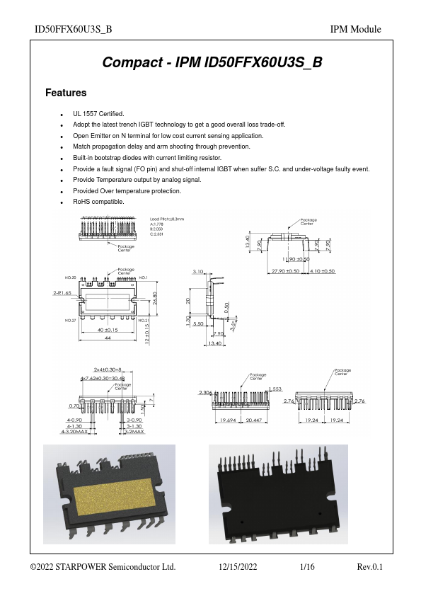 ID50FFX60U3S_B Datasheet Preview