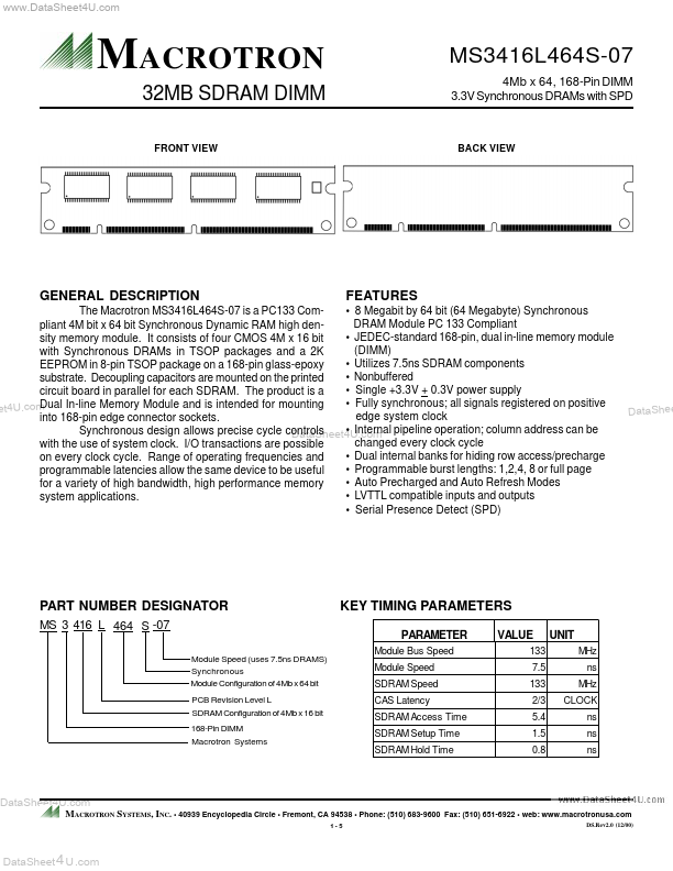 MS3416L464S-07