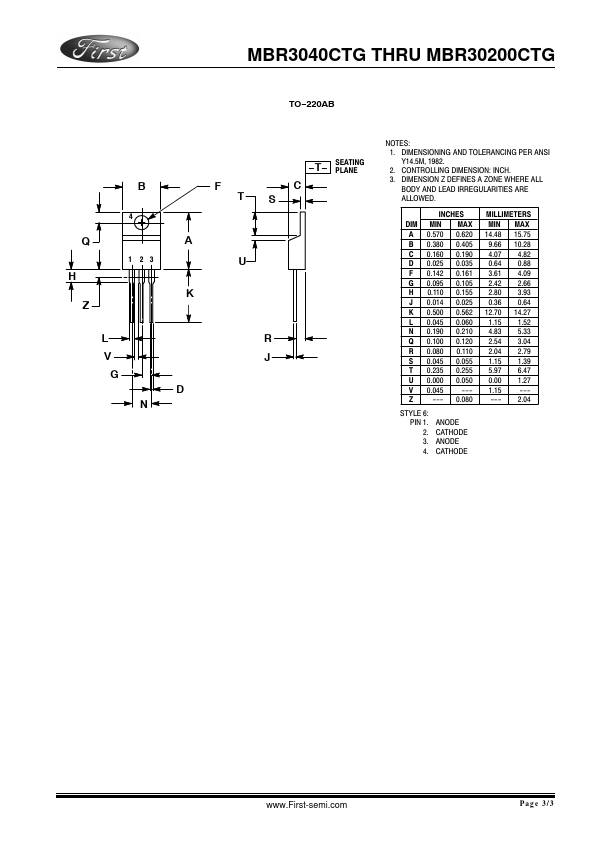 MBR3060CTG