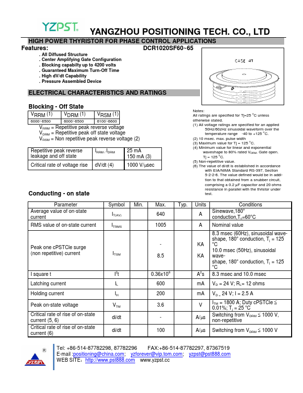 DCR1020SF65