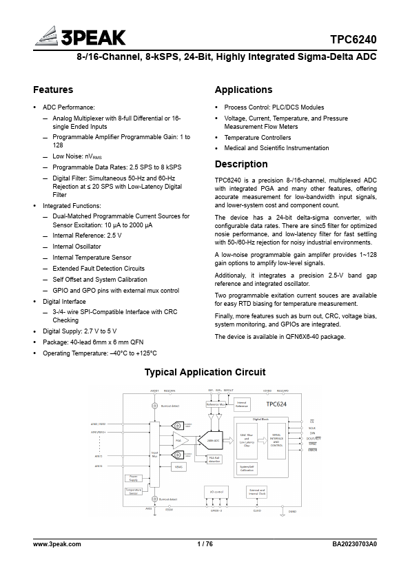 TPC6240 Datasheet Preview