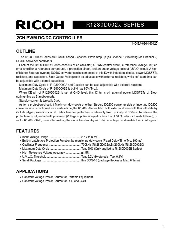 R1280D002A Datasheet Preview