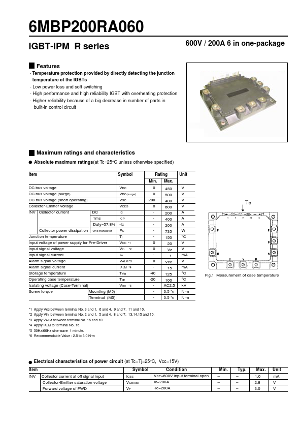 6MBP200RA060