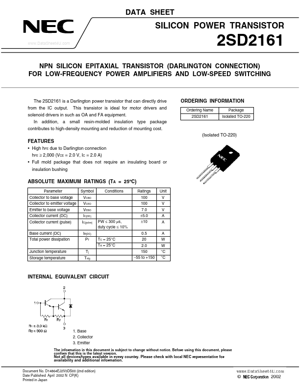 2SD2161