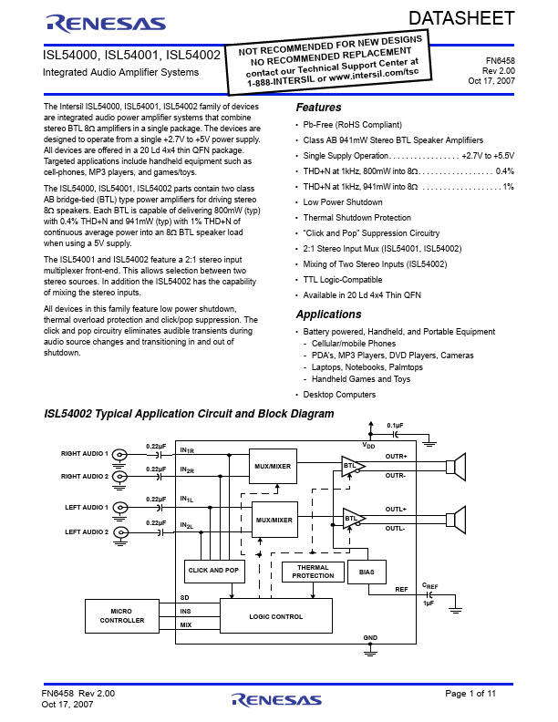 ISL54001