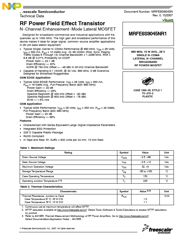 MRFE6S9045NR1