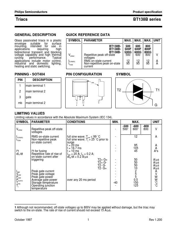 BT138B-800G