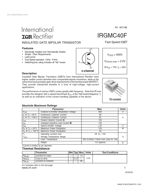 IRGMC40F