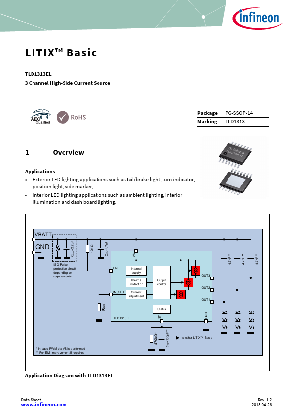 TLD1313EL Datasheet Preview