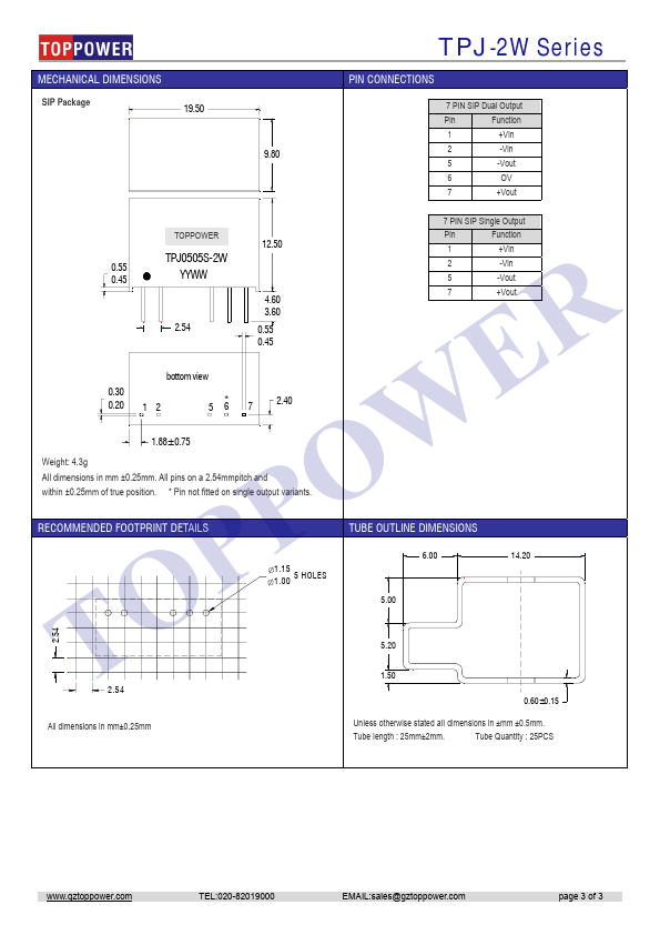 TPJ1215SA-2W