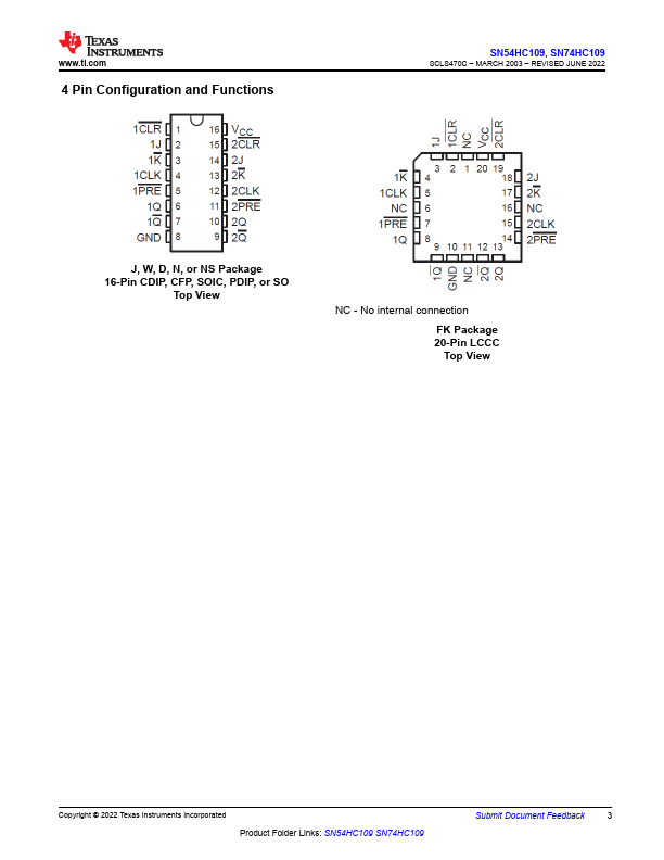 SN74HC109