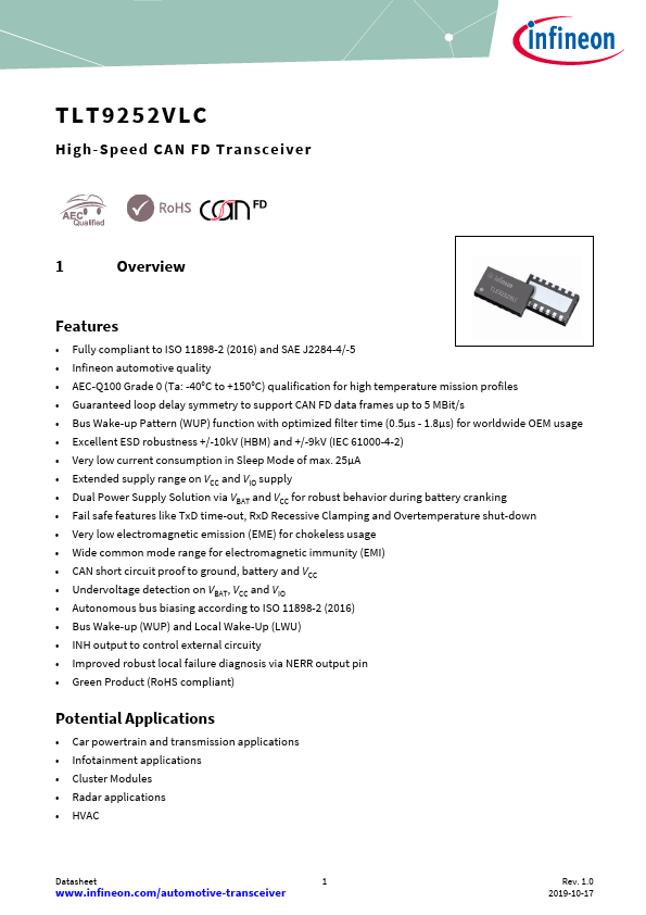 TLT9252VLC Datasheet Preview