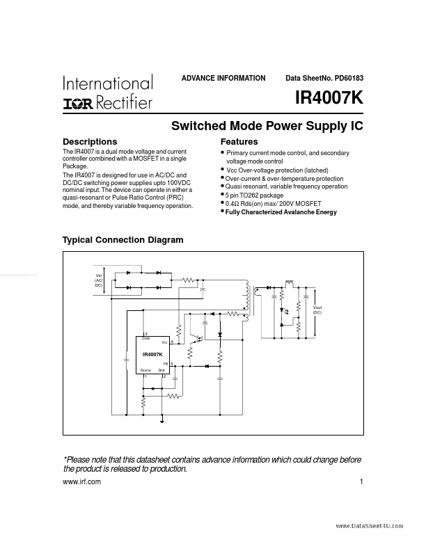 IR4007K