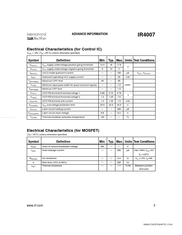 IR4007K