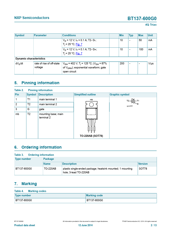 BT137-600G0