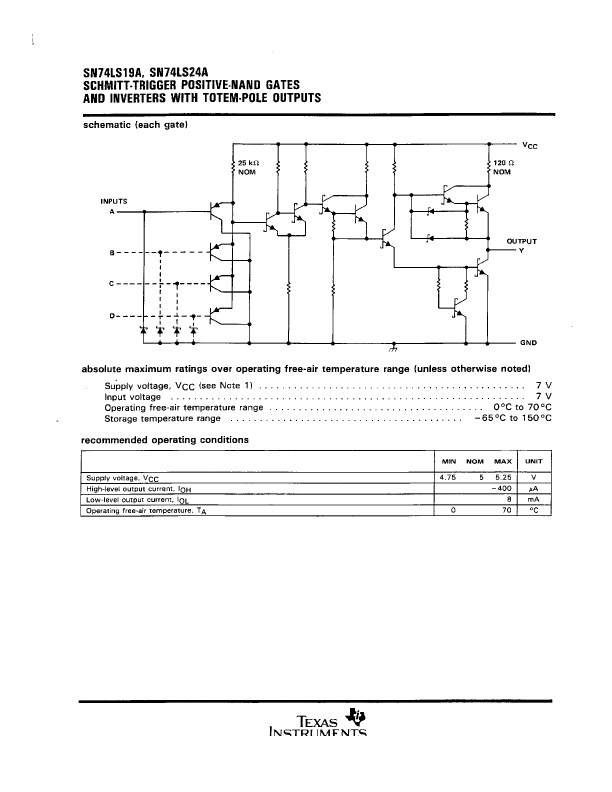 SN74LS24A