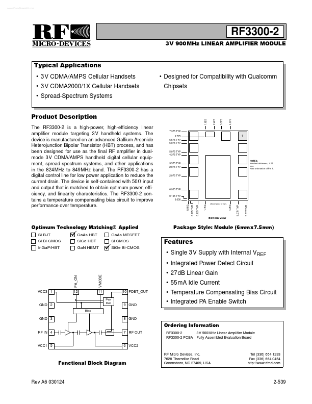 RF3300-2