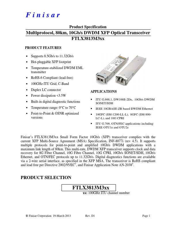 FTLX3813M319