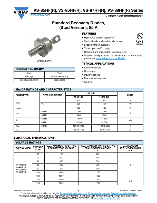 VS-85HFR60