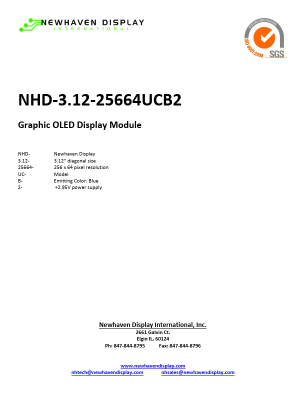 NHD-3.12-25664UCB2