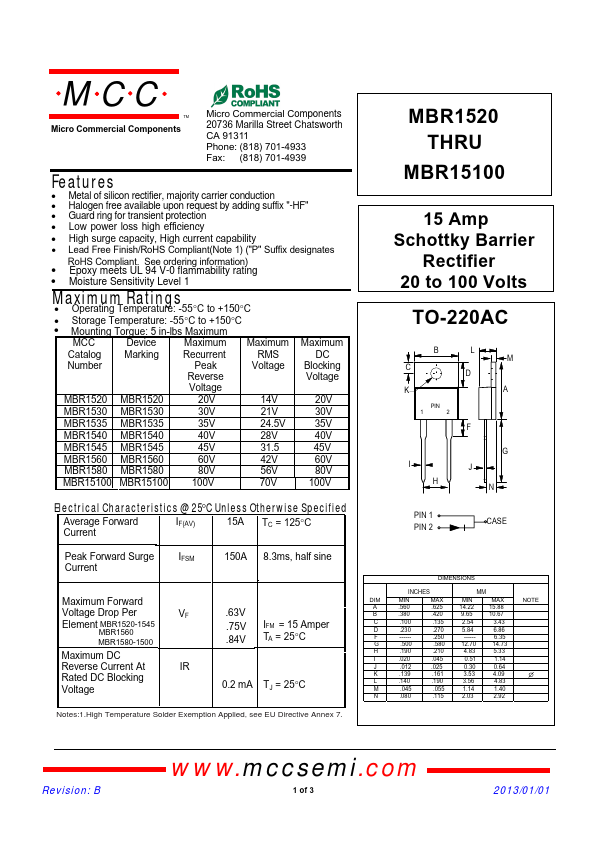 MBR15100