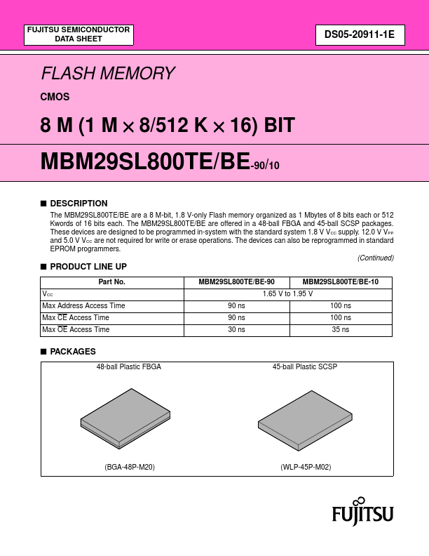 MBM29SL800TE