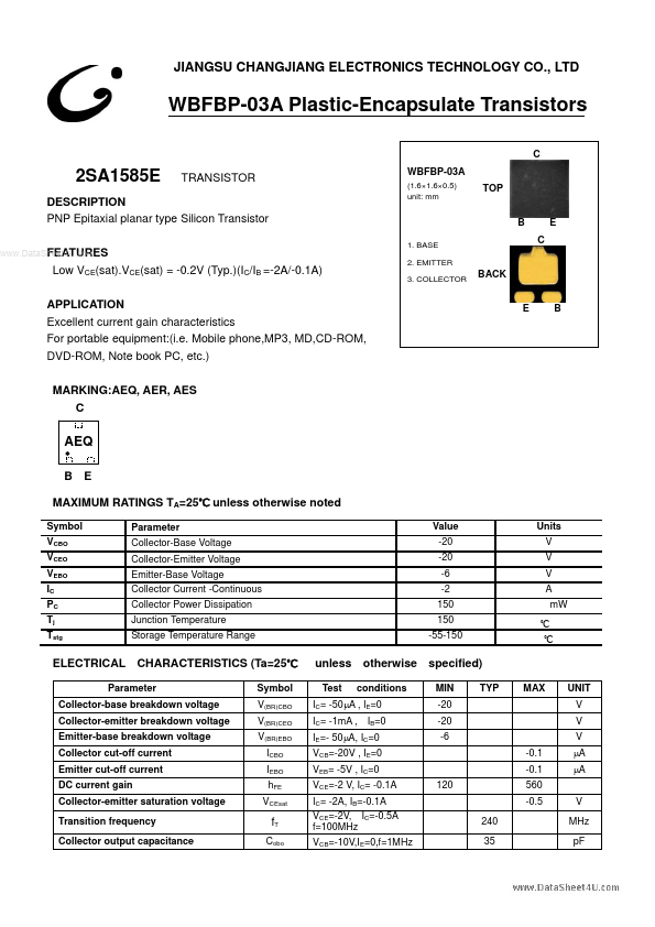 2SA1585E