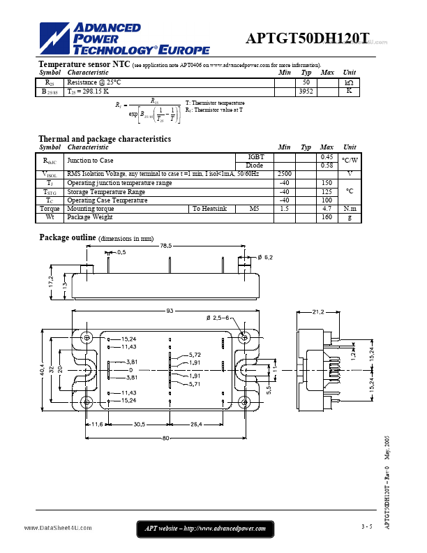 APTGT50DH120T