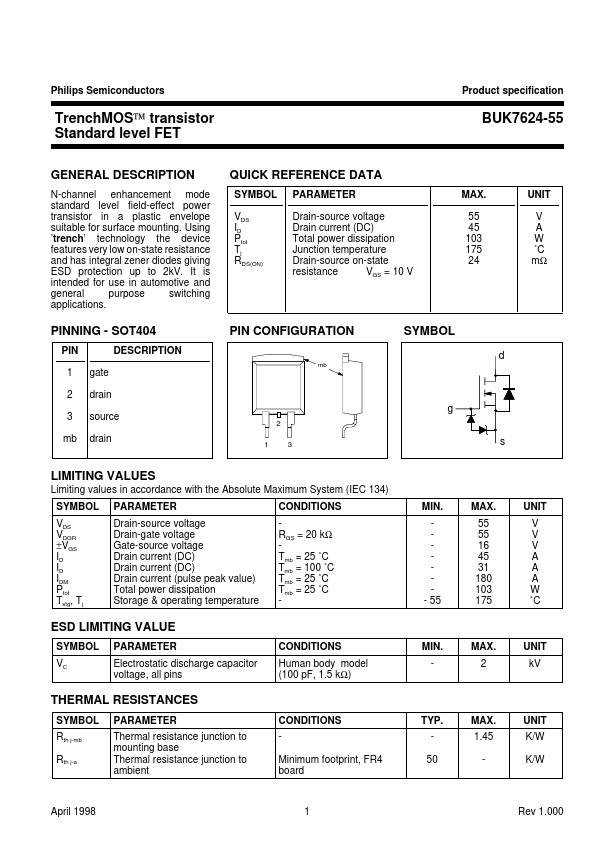 BUK7624-55