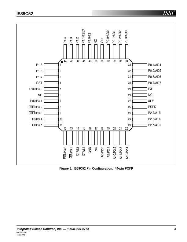 IS89C52-24PLI