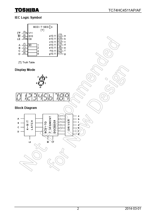 TC74HC4511AF