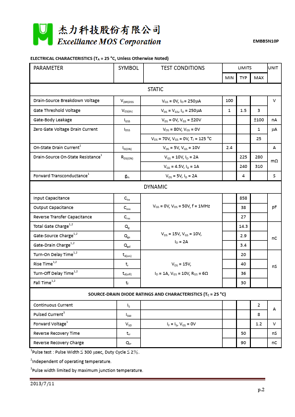 EMBB5N10P