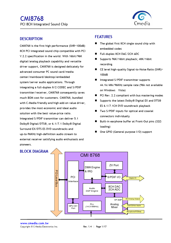 CMI8768