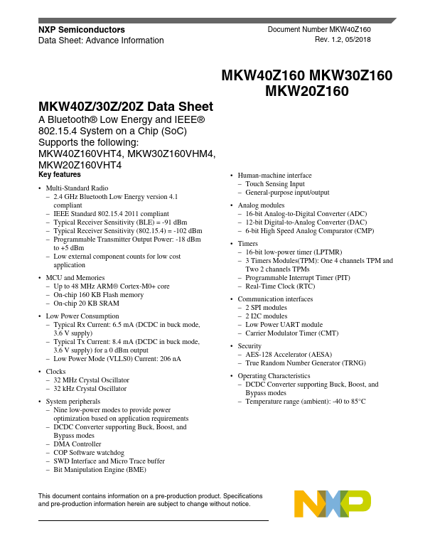 MKW30Z160